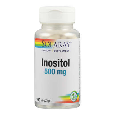 Sie sehen eine Packung Supplementa Inositol 500 mg Kapseln, Produktbild: 01 Supplementa Inositol 500 mg Kapseln, A-Nr.: 5573947 - 01