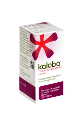 Sie sehen eine Packung Kaloba® Tropfen, Produktbild: 01 Kaloba® Tropfen, A-Nr.: 4958562 - 01