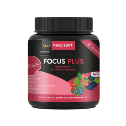 Sie sehen eine Packung FOCUS PLUS Getränkepulver Waldbeer – 500g, Produktbild: 01 FOCUS PLUS Getränkepulver Waldbeer – 500g, A-Nr.: 4144026 - 01