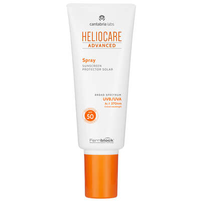 Sie sehen eine Packung Heliocare Advanced Spray SPF 50, Produktbild: 01 Heliocare Advanced Spray SPF 50, A-Nr.: 4246034 - 01