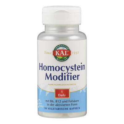 Sie sehen eine Packung Supplementa Homocystein Modifier Kapseln, Produktbild: 01 Supplementa Homocystein Modifier Kapseln, A-Nr.: 5396416 - 01