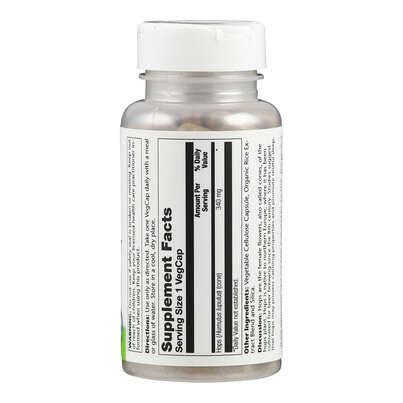 Sie sehen eine Packung Supplementa Hopfen Kapseln, Produktbild: 02 Supplementa Hopfen Kapseln, A-Nr.: 5573901 - 02