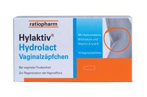 Hylaktiv Hydrolact Vaginalzäpfchen, A-Nr.: 3883431 - 01