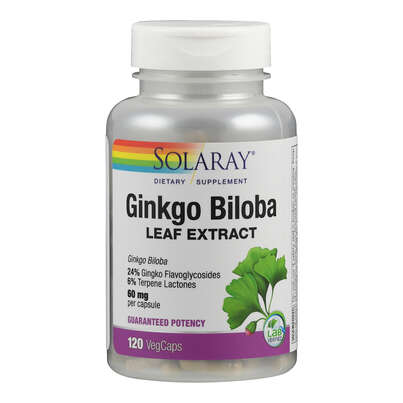 Sie sehen eine Packung Supplementa Ginkgo-Biloba Extrakt Kapseln, Produktbild: 01 Supplementa Ginkgo-Biloba Extrakt Kapseln, A-Nr.: 5573798 - 01