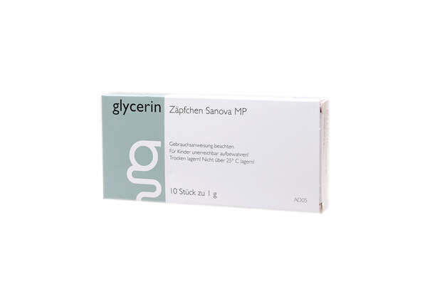 Glycerin Zäpfchen "Sanova" MP 1g, A-Nr.: 3170518 - 01