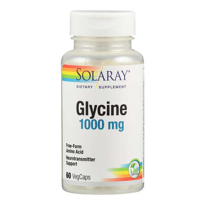 Sie sehen eine Packung Supplementa Glycin 1000 mg Kapseln, Produktbild: 01 Supplementa Glycin 1000 mg Kapseln, A-Nr.: 5573812 - 01