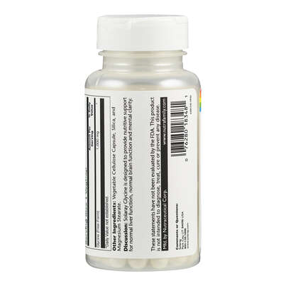 Sie sehen eine Packung Supplementa Glycin 1000 mg Kapseln, Produktbild: 03 Supplementa Glycin 1000 mg Kapseln, A-Nr.: 5573812 - 03