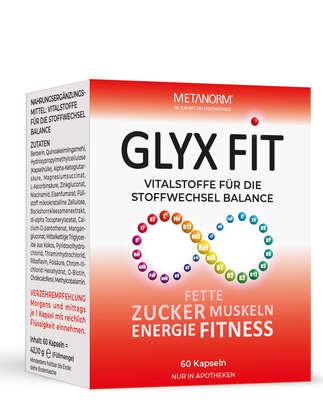 GLYX FIT Kapseln METANORM®, A-Nr.: 4918315 - 01