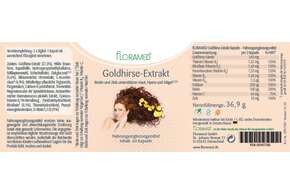 Floramed Goldhirse Extrakt - Haut,Haare, Nägel, A-Nr.: 4390156 - 01