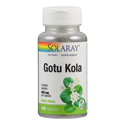Sie sehen eine Packung Supplementa Gotu Kola Kapseln, Produktbild: 01 Supplementa Gotu Kola Kapseln, A-Nr.: 5573835 - 01