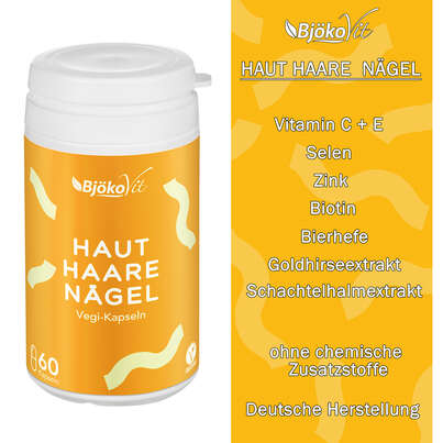 BjökoVit Haut Haare Nägel Kapseln vegan, A-Nr.: 5174561 - 07