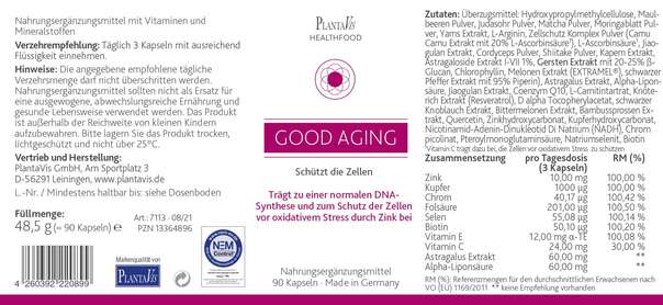 Sie sehen eine Packung Good Aging Kapseln, Produktbild: 02 Good Aging Kapseln, A-Nr.: 4800364 - 02