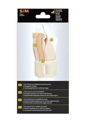 Sie sehen eine Packung FUTURO™ Daumen-Schiene 45841, S/M (12.7 - 19.1 cm), Produktbild: 02 FUTURO™ Daumen-Schiene 45841, S/M (12.7 - 19.1 cm), A-Nr.: 3481796 - 02