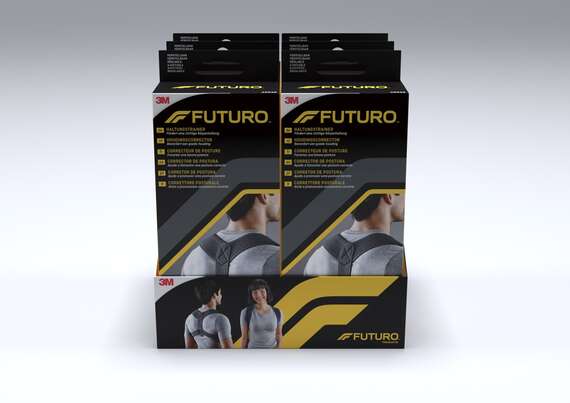 Sie sehen eine Packung FUTURO™ Posture Haltungsgurt, Verstellbar (71.1 - 121.9 cm) - Display, Produktbild: 01 FUTURO™ Posture Haltungsgurt, Verstellbar (71.1 - 121.9 cm) - Display, A-Nr.: 5596581 - 01
