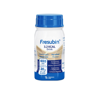 Sie sehen eine Packung Fresubin® 3,2 kcal Drink Haselnuss, Produktbild: 01 Fresubin® 3,2 kcal Drink Haselnuss, A-Nr.: 4614845 - 01