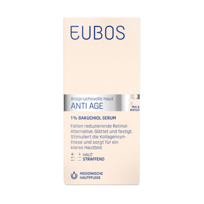 Sie sehen eine Packung Eubos Bakuchiol Serum 30ml, Produktbild: 02 Eubos Bakuchiol Serum 30ml, A-Nr.: 5747637 - 02