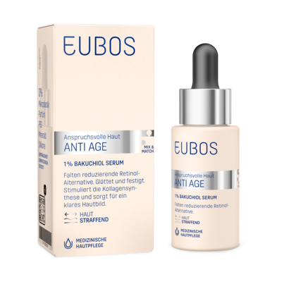 Sie sehen eine Packung Eubos Bakuchiol Serum 30ml, Produktbild: 04 Eubos Bakuchiol Serum 30ml, A-Nr.: 5747637 - 04