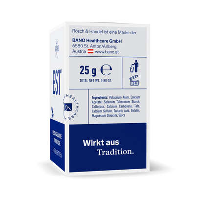 Sie sehen eine Packung EST Essigsaure Tonerde, Produktbild: 04 EST Essigsaure Tonerde, A-Nr.: 4336458 - 04