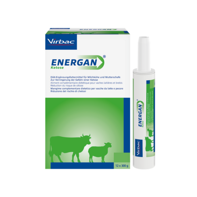 Sie sehen eine Packung Energan Ketose für Milchkühe und Mutterschafe, Produktbild: 01 Energan Ketose für Milchkühe und Mutterschafe, A-Nr.: 3003370 - 01