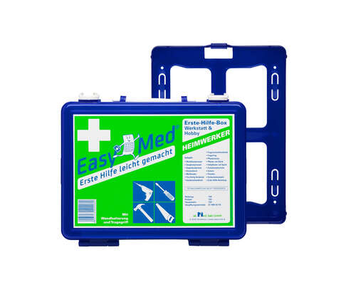 Sie sehen eine Packung EasyMed Erste Hilfe Box Heimwerker, Produktbild: 03 EasyMed Erste Hilfe Box Heimwerker, A-Nr.: 1752417 - 03