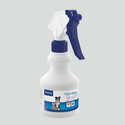 Sie sehen eine Packung Effipro 2.5mg/ml Spray zur Anwendung auf der Haut, Lösung für Hunde und Katzen, Produktbild: 02 Effipro 2.5mg/ml Spray zur Anwendung auf der Haut, Lösung für Hunde und Katzen, A-Nr.: 3547035 - 02