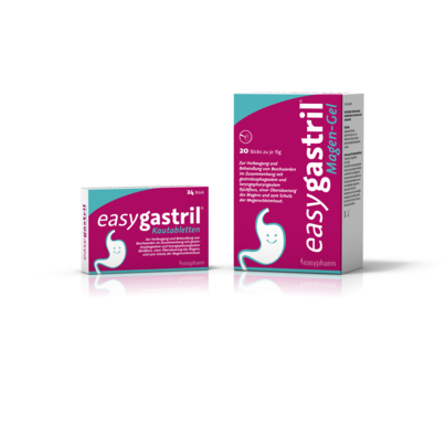 Sie sehen eine Packung easygastril Magen-Gel, Produktbild: 02 easygastril Magen-Gel, A-Nr.: 5038711 - 02