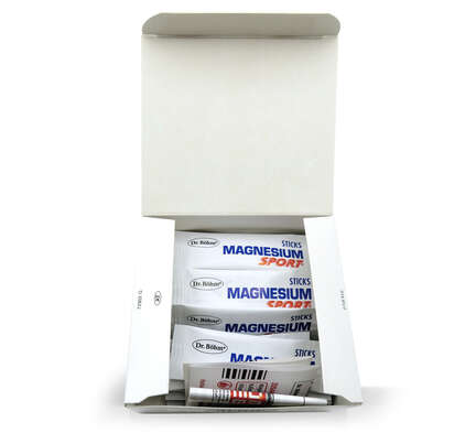 Sie sehen eine Packung Dr. Böhm Magnesium Sport Sticks, Produktbild: 02 Dr. Böhm Magnesium Sport Sticks, A-Nr.: 3979504 - 02