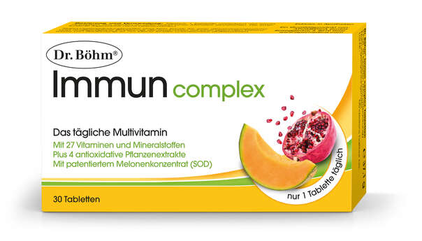 Sie sehen eine Packung Dr. Böhm Immun complex, Produktbild: 01 Dr. Böhm Immun complex, A-Nr.: 3847607 - 01