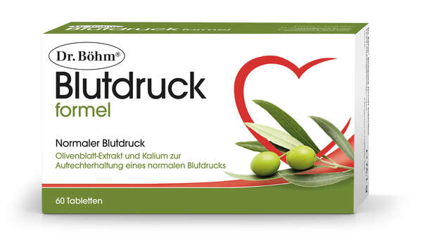 Sie sehen eine Packung Dr. Böhm Blutdruckformel, Produktbild: 01 Dr. Böhm Blutdruckformel, A-Nr.: 5607965 - 01