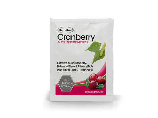 Sie sehen eine Packung Dr. Böhm Cranberry akut, Produktbild: 04 Dr. Böhm Cranberry akut, A-Nr.: 4830187 - 04