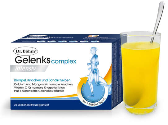 Sie sehen eine Packung Dr. Böhm Gelenks complex intensiv, Produktbild: 01 Dr. Böhm Gelenks complex intensiv, A-Nr.: 5298010 - 01