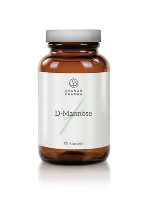 Sie sehen eine Packung Shanab D-Mannose Kapseln, Produktbild: 02 Shanab D-Mannose Kapseln, A-Nr.: 4521032 - 02
