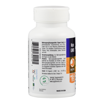 Sie sehen eine Packung Supplementa Digest™ mit ATPro™ Kapseln, Produktbild: 02 Supplementa Digest™ mit ATPro™ Kapseln, A-Nr.: 5395569 - 02