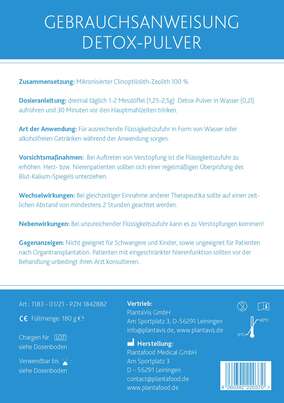 Detox Pulver 24 Tage Kur, A-Nr.: 4488961 - 02