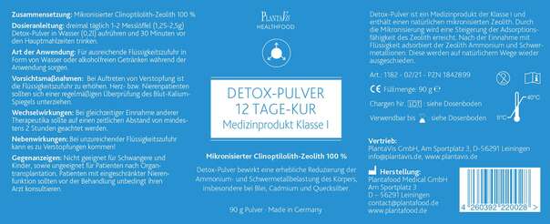 Detox Pulver 12 Tage Kur, A-Nr.: 4488955 - 04