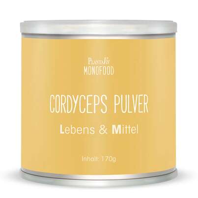 Sie sehen eine Packung Cordyceps Pulver 170g, Produktbild: 01 Cordyceps Pulver 170g, A-Nr.: 4546948 - 01