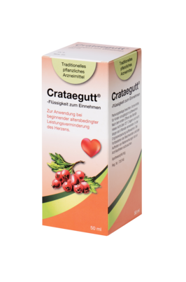 Sie sehen eine Packung Crataegutt® Flüssigkeit zum Einnehmen, Produktbild: 02 Crataegutt® Flüssigkeit zum Einnehmen, A-Nr.: 4210272 - 02