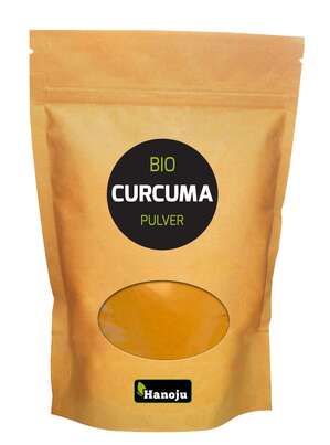 Sie sehen eine Packung Hanoju Curcuma Pulver Bio, Produktbild: 01 Hanoju Curcuma Pulver Bio, A-Nr.: 5167874 - 01