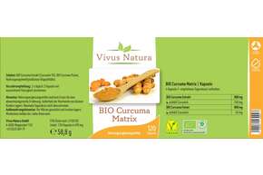 Bio Curcuma Matrix Kapseln, A-Nr.: 5758782 - 01