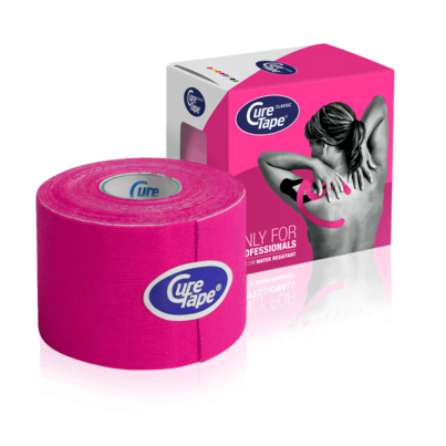 Sie sehen eine Packung Cure Tape Classic pink, Produktbild: 02 Cure Tape Classic pink, A-Nr.: 5669311 - 02