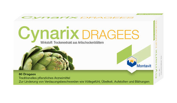 Sie sehen eine Packung Cynarix Dragees, Produktbild: 01 Cynarix Dragees, A-Nr.: 0013824 - 01