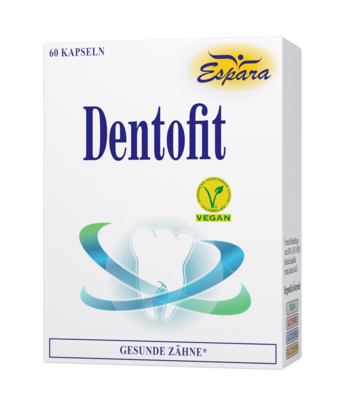 Sie sehen eine Packung Espara Dentofit Kapseln, Produktbild: 01 Espara Dentofit Kapseln, A-Nr.: 5413847 - 01