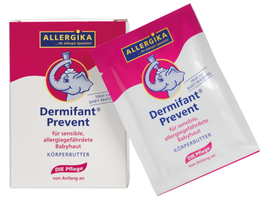 Sie sehen eine Packung Dermifant® Prevent Körperbutter 10 x 10ml, Produktbild: 05 Dermifant® Prevent Körperbutter 10 x 10ml, A-Nr.: 5585985 - 05