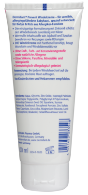 Sie sehen eine Packung Dermifant® Prevent Windelcreme 100ml, Produktbild: 01 Dermifant® Prevent Windelcreme 100ml, A-Nr.: 5586016 - 01