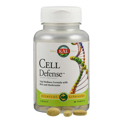 Sie sehen eine Packung Supplementa Cell Defense KAL Tabletten, Produktbild: 04 Supplementa Cell Defense KAL Tabletten, A-Nr.: 5598597 - 04