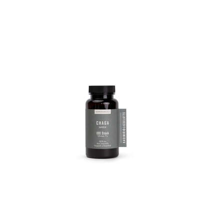 Sie sehen eine Packung Kasimir und Lieselotte Chaga Kapseln, Produktbild: 01 Kasimir und Lieselotte Chaga Kapseln, A-Nr.: 5177401 - 01