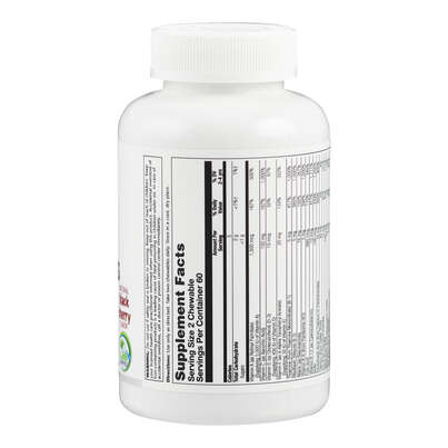 Sie sehen eine Packung Supplementa Children‘s Multi-Vitamin Kautabletten, Produktbild: 02 Supplementa Children‘s Multi-Vitamin Kautabletten, A-Nr.: 5573574 - 02