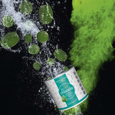 Bio Chlorella Algen Tabletten, 300 St. zum Entschlacken, A-Nr.: 5229138 - 02