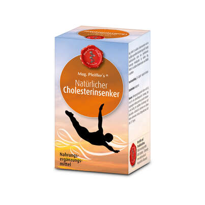 Sie sehen eine Packung Mag. Pfeiffer’s® Natürlicher Cholesterinsenker, Produktbild: 02 Mag. Pfeiffer’s® Natürlicher Cholesterinsenker, A-Nr.: 4279401 - 02