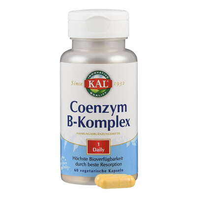 Sie sehen eine Packung Supplementa Coenzym B-Komplex Kapseln, Produktbild: 04 Supplementa Coenzym B-Komplex Kapseln, A-Nr.: 5396362 - 04